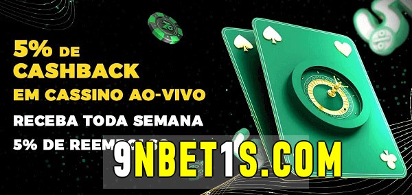 Promoções do cassino ao Vivo 9nbet1 